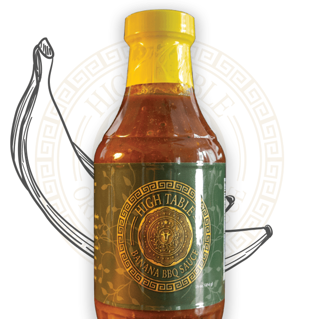 High Table Banana BBQ Sauce bottle