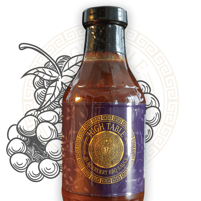 High Table Blackberry BBQ Sauce bottle